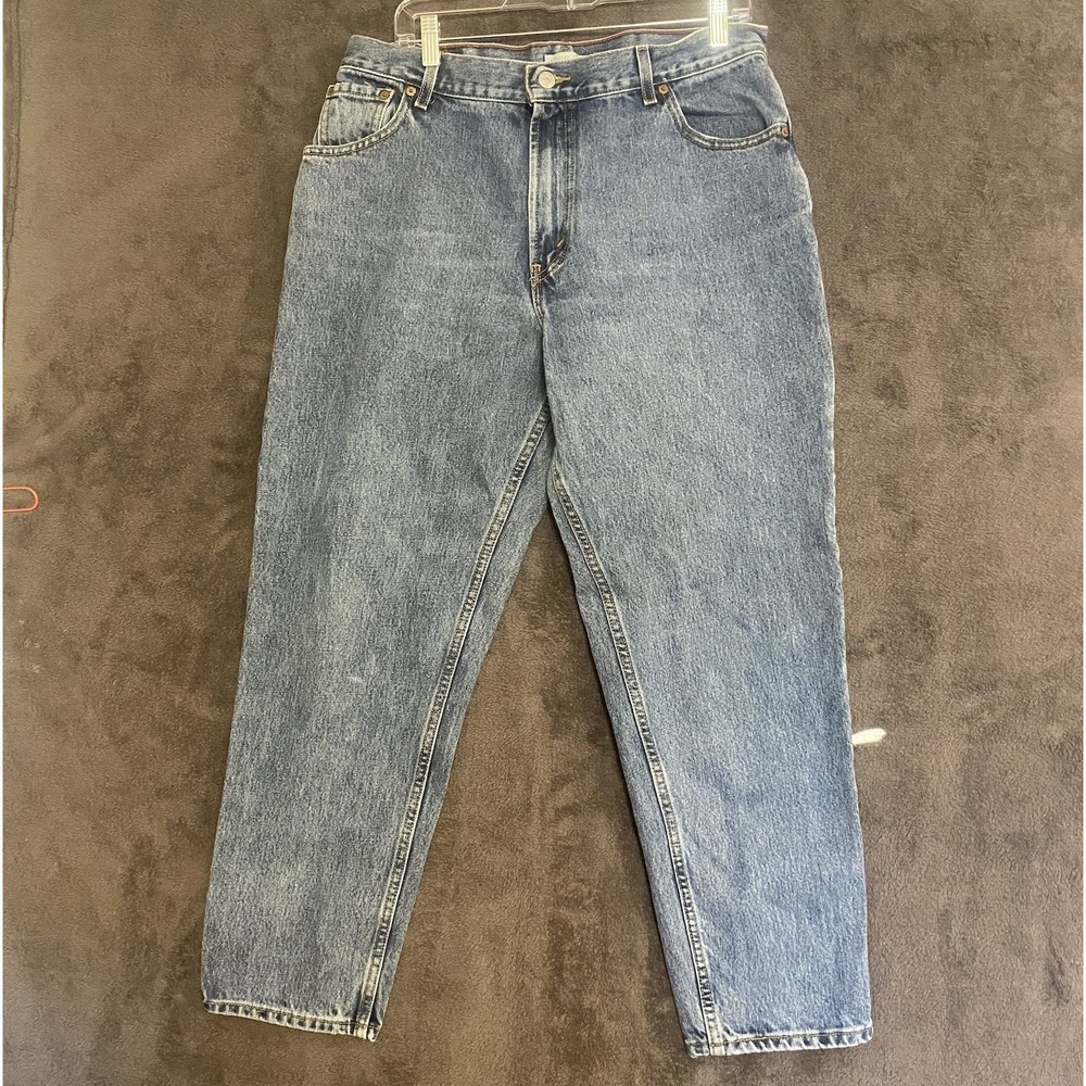 Levi's 550 Women's Jeans Relaxed Taper Leg Cotton Denim size 16S length 29"